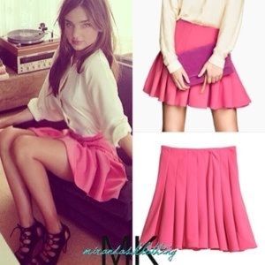 Miranda Kerr H&M Pink Scuba Skirt NWT